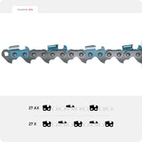 Oregon 27AX100U VERSACUT SAW CHAIN  .404   SKI