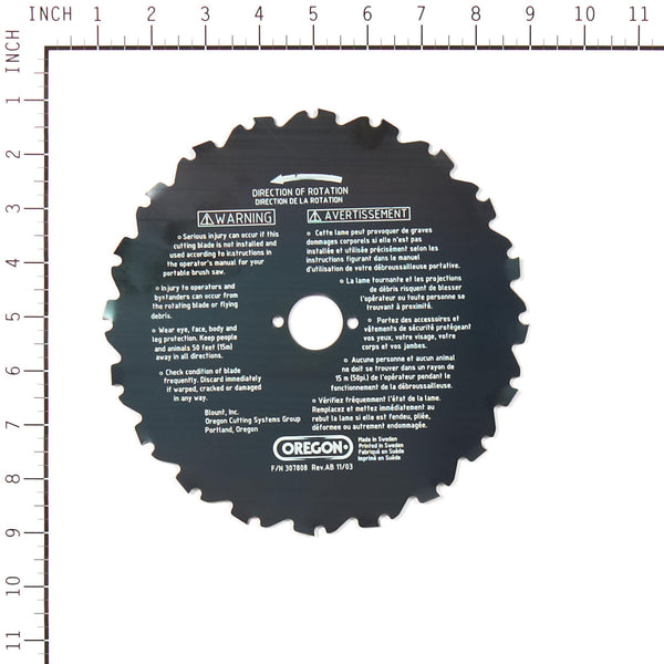 Oregon 41-927 Brush Cutter Blade, 8" 20 Teeth Compatible with XRT Series