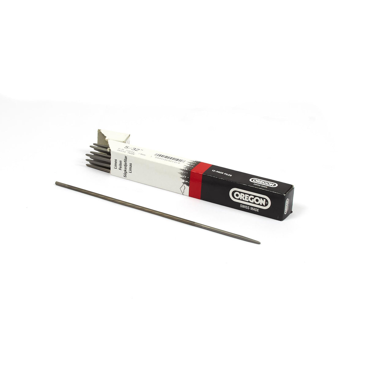Oregon 70504 12-Pack 5/32 x 8" Round File