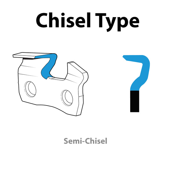 Oregon 72DPX025U S-70 SEMI CHISL CHN 3/8 LF