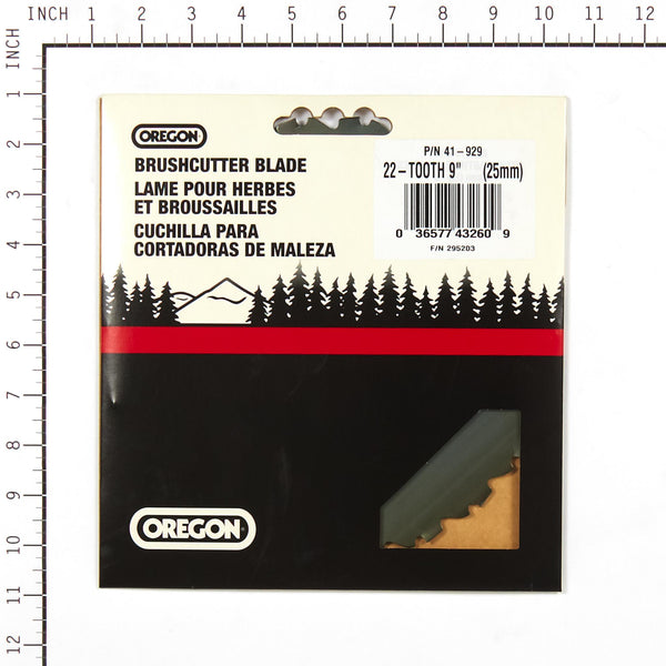 Oregon 41-929 Brush Cutter Blade, 9" 22 Teeth Compatible with XRT Series