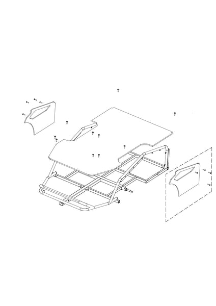 Snowdog 8177-9920-0000 LEFT PLYWOOD PLATFORM Kit
