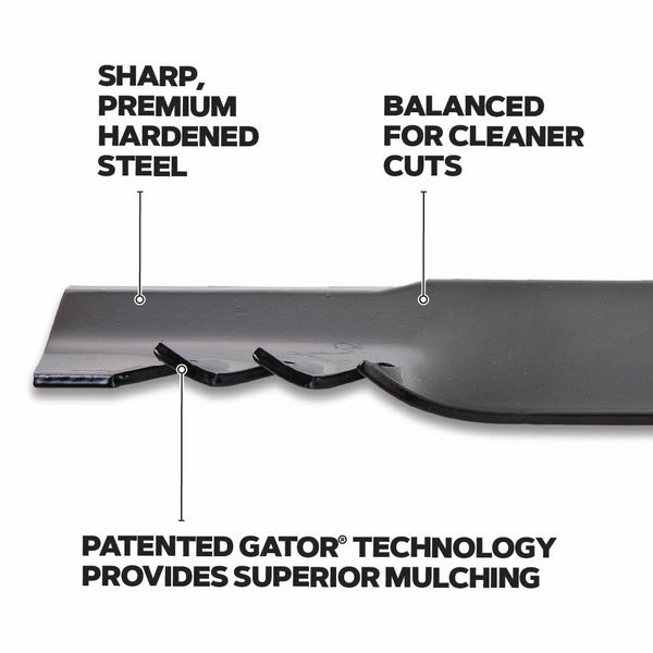 Oregon 94-650 Mower Blades, 15" Set of 2 Compatible with Toro and Exmark
