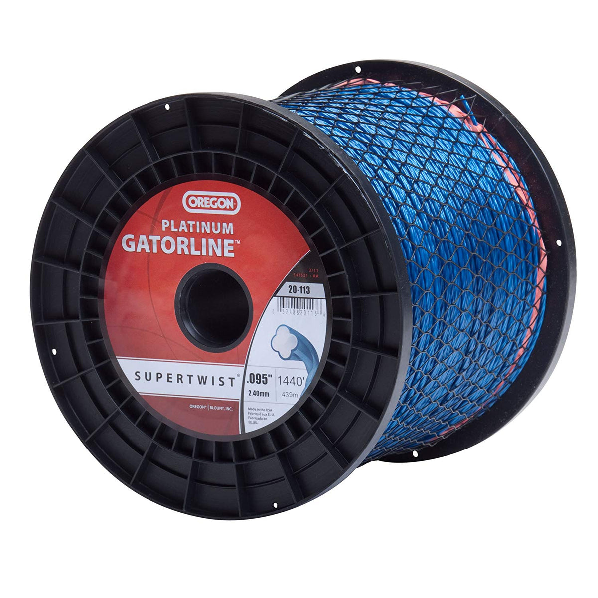 Oregon 20-113 GATORLINE,PLATINUM .095 5lb SP