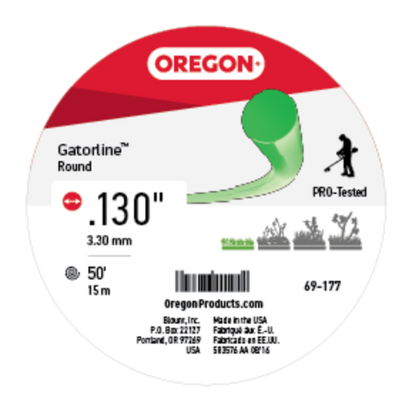 Oregon 69-177 Trimmer Line: Round Gatorline