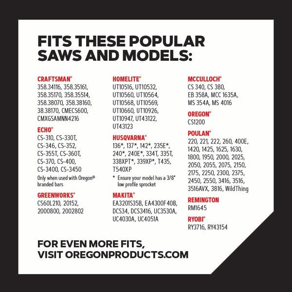 Oregon 91PX056G Advancecut Saw Chain,  3/8"  LOW