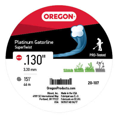 Oregon 20-107 GATORLINE,PLATINUM .130 1lb DO