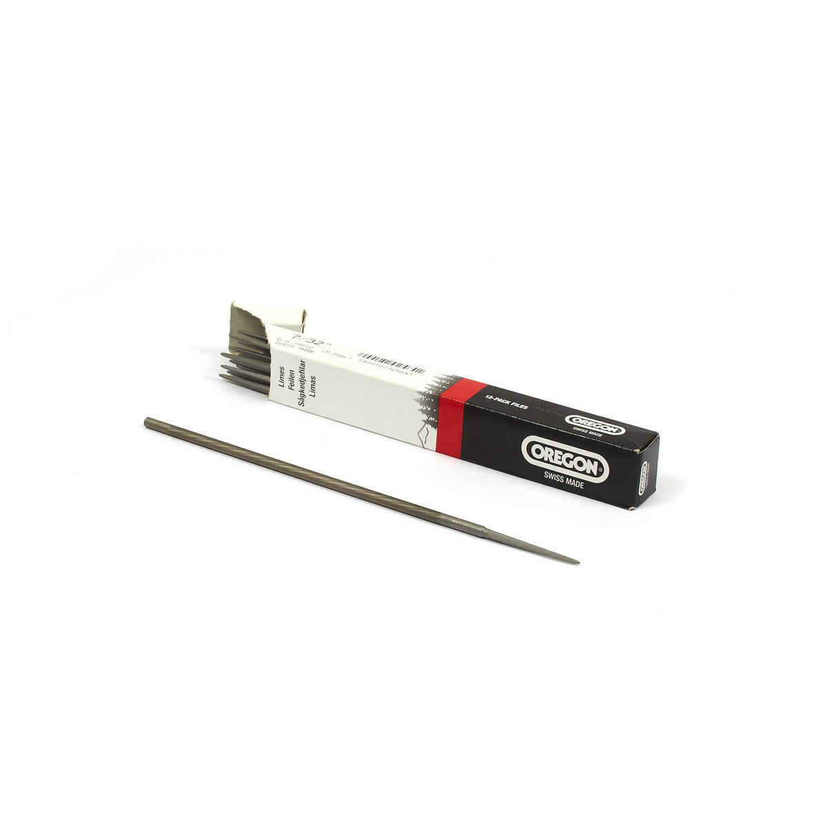 Oregon 70502 12-Pack 7/32 x 8"  Round File