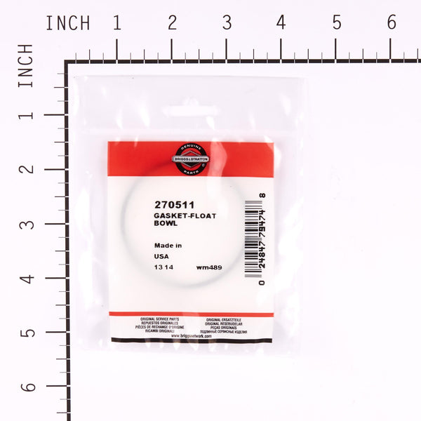 Briggs & Stratton 270511 Float Bowl Gasket