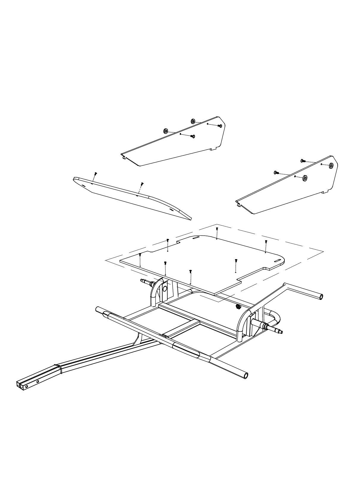 Snowdog 8177-9932-0000 Bottom Plywood Platform