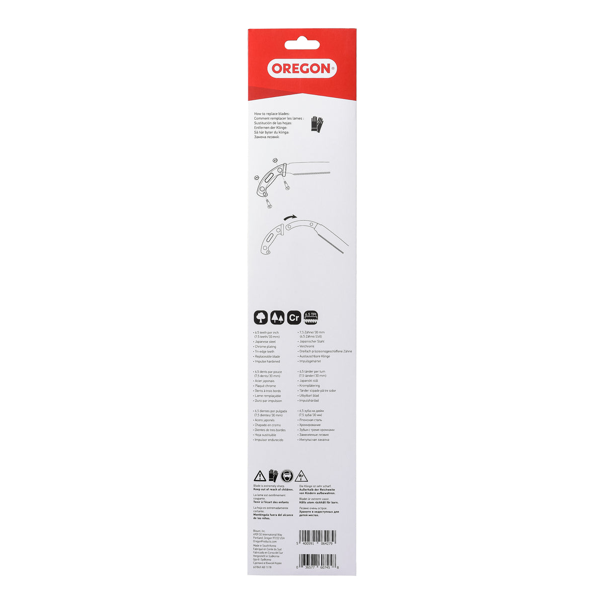 Oregon 600140 STRAIGHT Blade  ARBORIST HAND