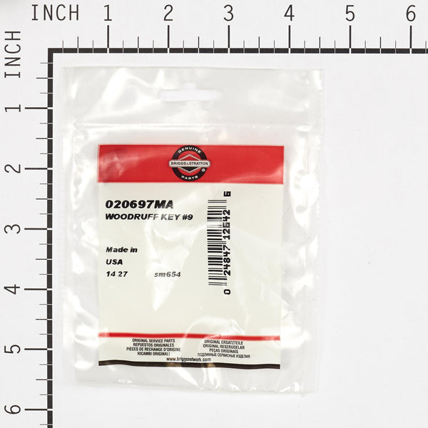 Briggs & Stratton 020697MA Woodruff Key - #9