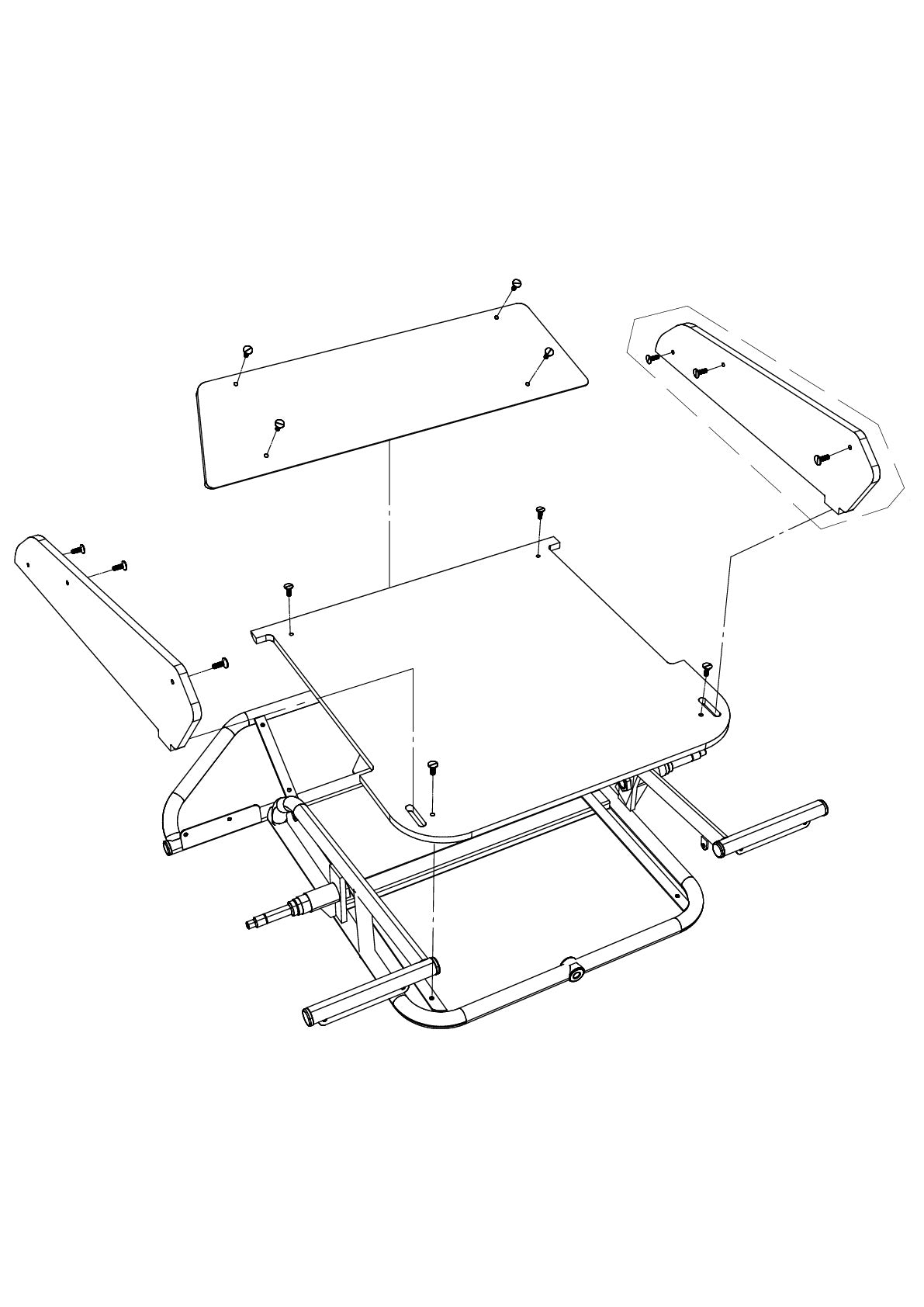 Snowdog 8177-9929-0000 RIGHT PLYWOOD PLATFORM Kit
