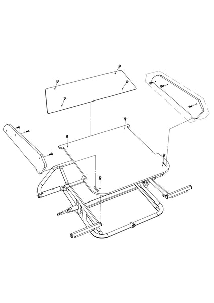 Snowdog 8177-9929-0000 RIGHT PLYWOOD PLATFORM Kit