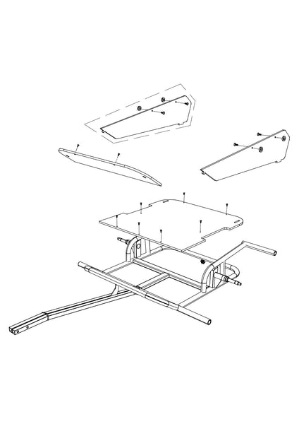 Snowdog 8177-9933-0000 RIGHT PLYWOOD PLATFORM Kit
