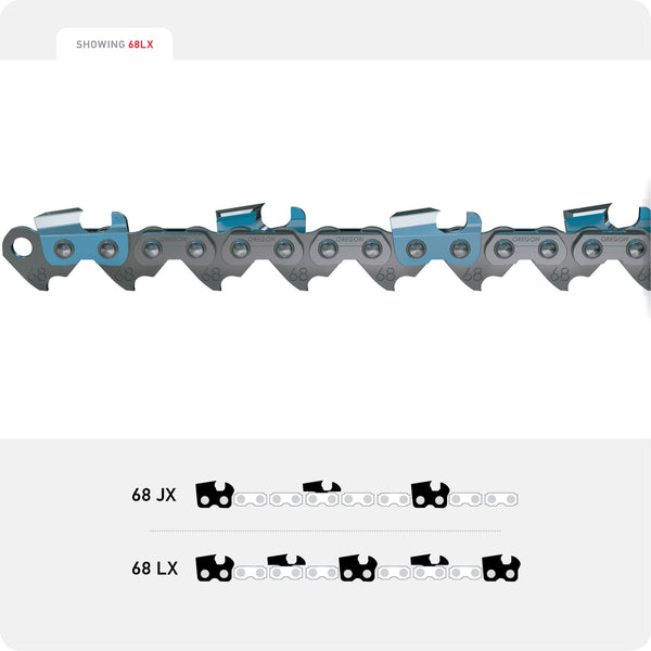Oregon 68JX100U Powercut Saw Chain, .404"