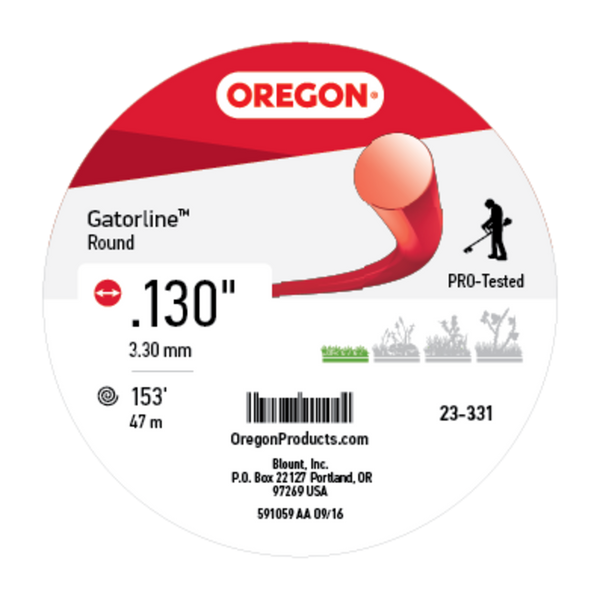 Oregon 23-331 Trimmer Line: Round Gatorline
