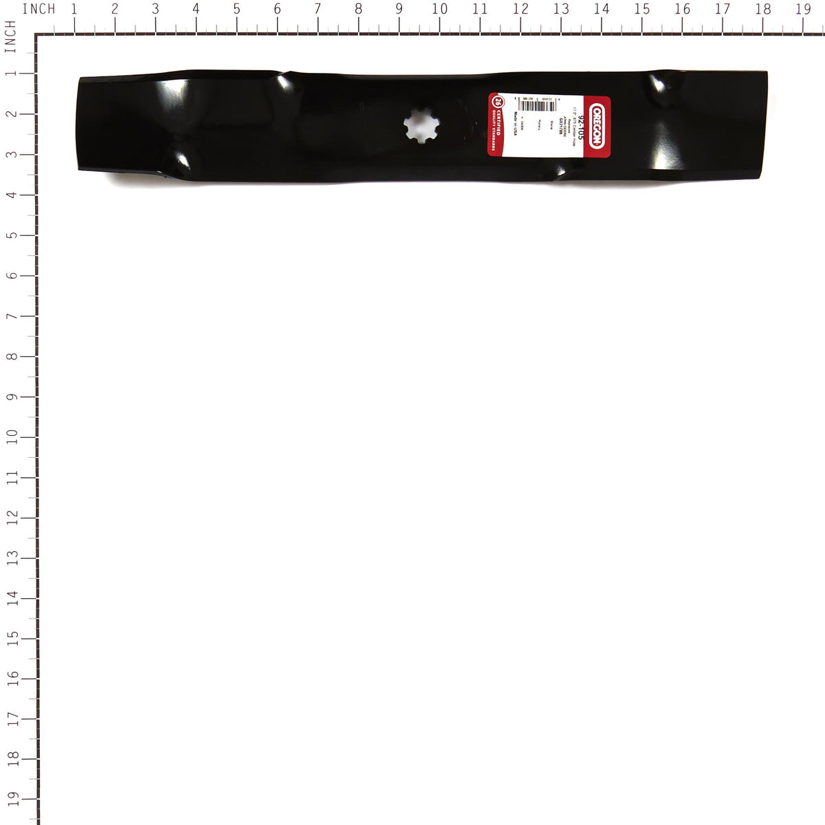 Oregon 92-105 Mower Blade, 17" Compatible w/ GX21786 John Deere