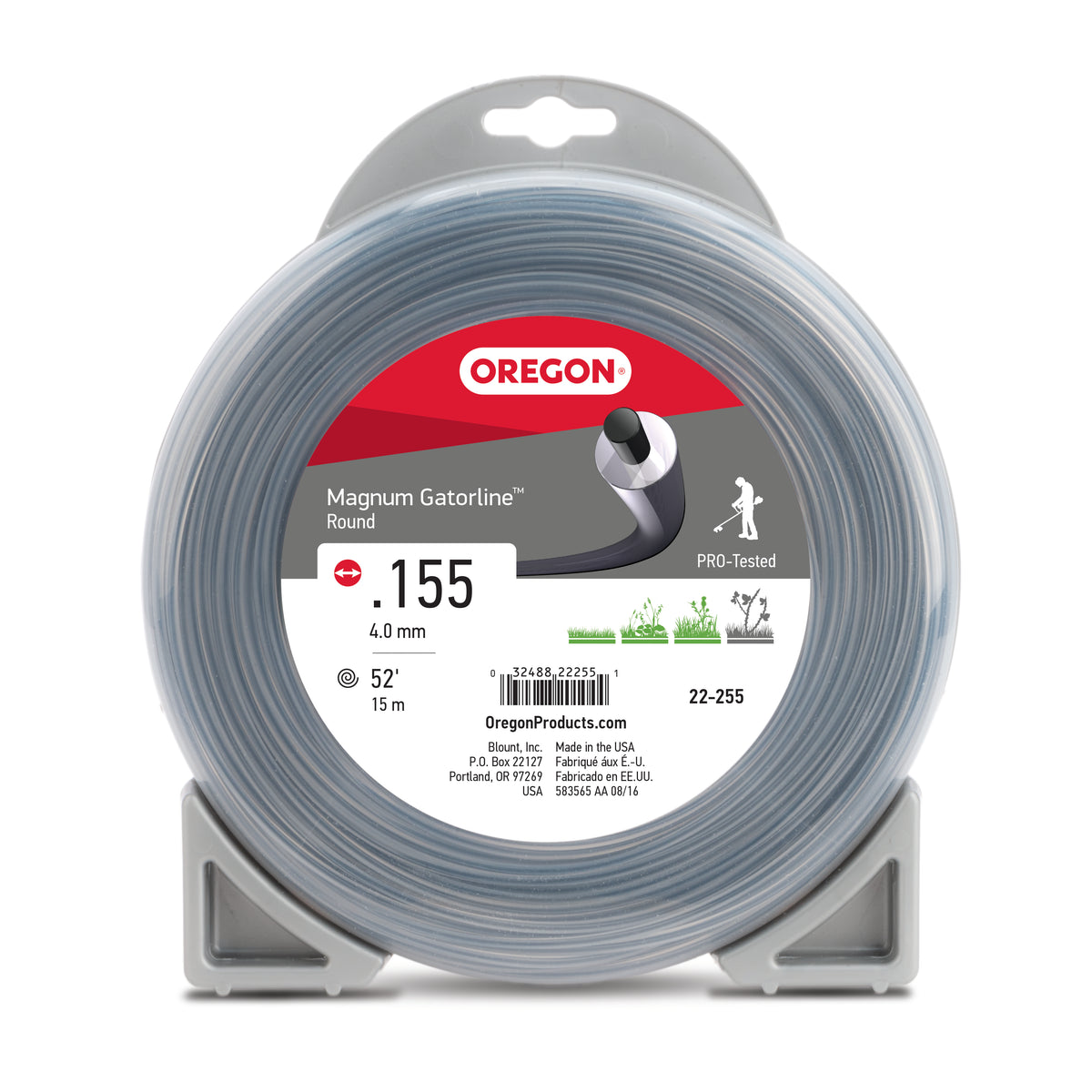Oregon 22-255 GATORLINE,MAGNUM ROUND .155 1/