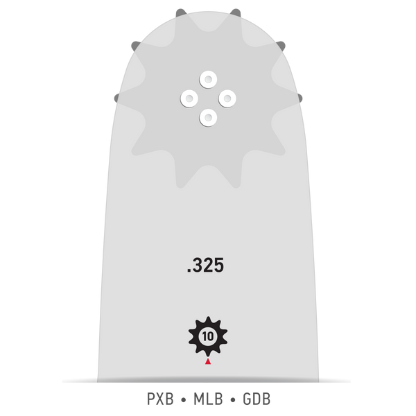 Oregon 180PXBK095 18" Advancecut Guide Bar, .325"