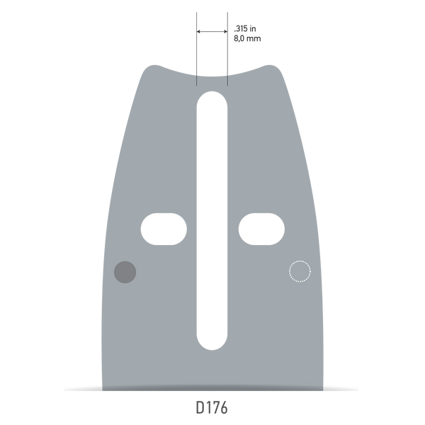 Oregon 200RNDD176 20" Powercut Guide Bar