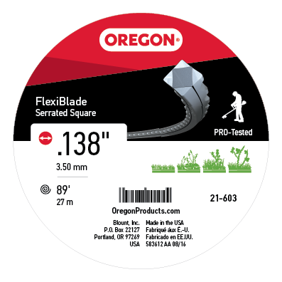 Oregon 21-603 FlexiBlade, Serrated .138 X 89'