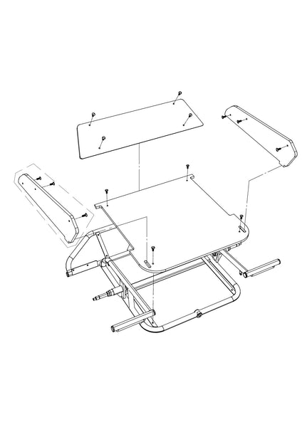 Snowdog 8177-9930-0000 LEFT PLYWOOD PLATFORM Kit