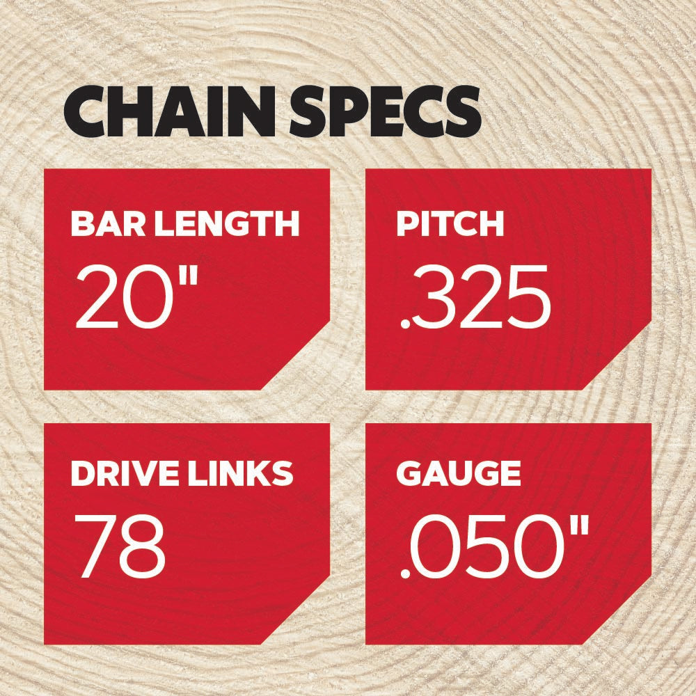 Oregon 20LGX078G PowerCut Saw Chain, .325"