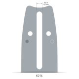 Oregon 168SLGK216 Pro-Lite Sprocket Nose Guide Bar, 16"