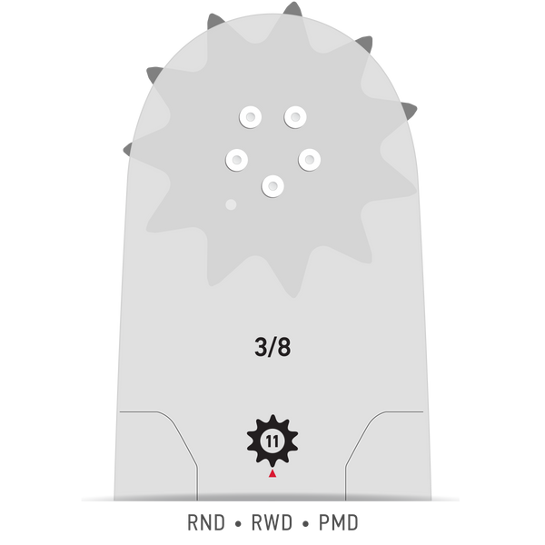 Oregon 208RNDD009 20" Powercut Guide Bar