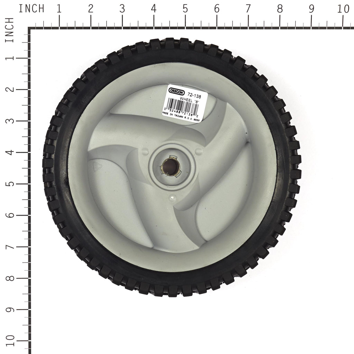 Oregon 72-138 WHEEL,8X1.75 MAG2 RAD3 GRY