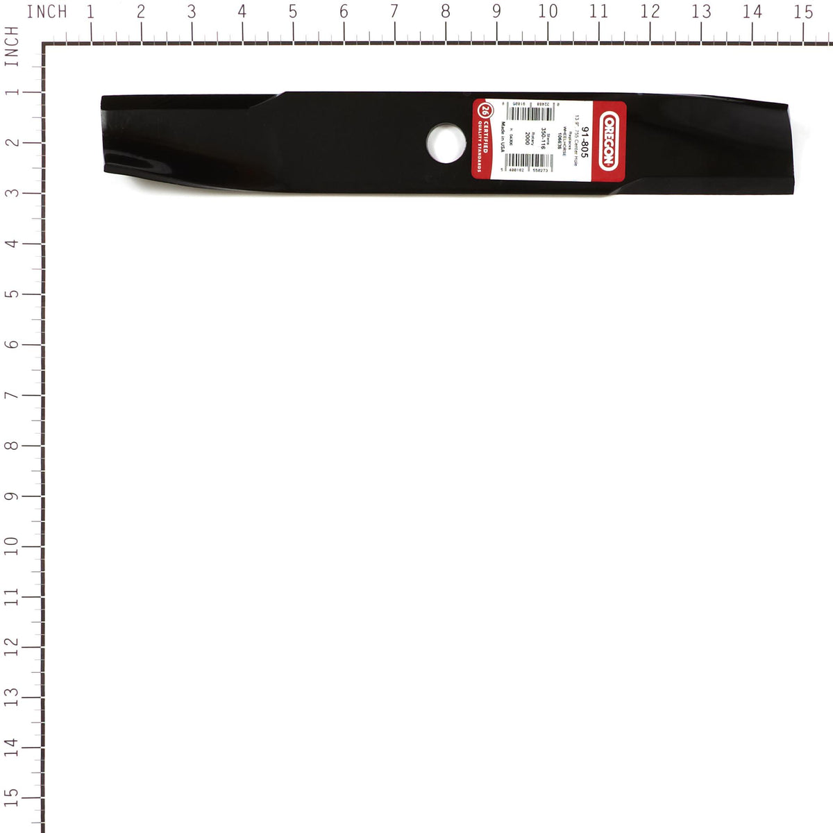 Oregon 191-805 Mower Blade, 13-7/8" Compatible w/ Toro And Wheel Horse