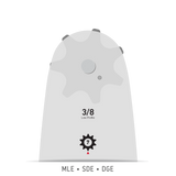 Oregon 160SDEA218 16" Single Rivet Guide Bar