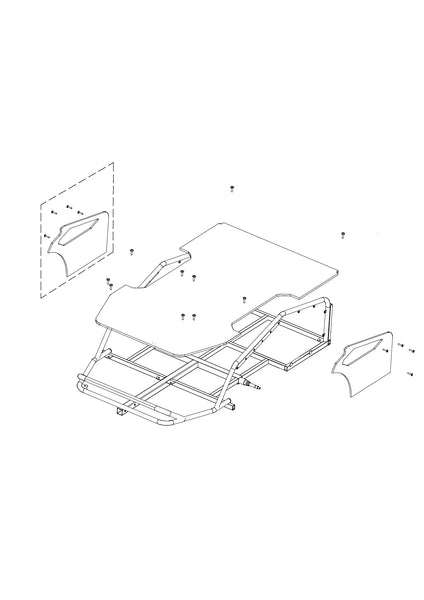 Snowdog 8177-9919-0000 RIGHT PLYWOOD PLATFORM Kit