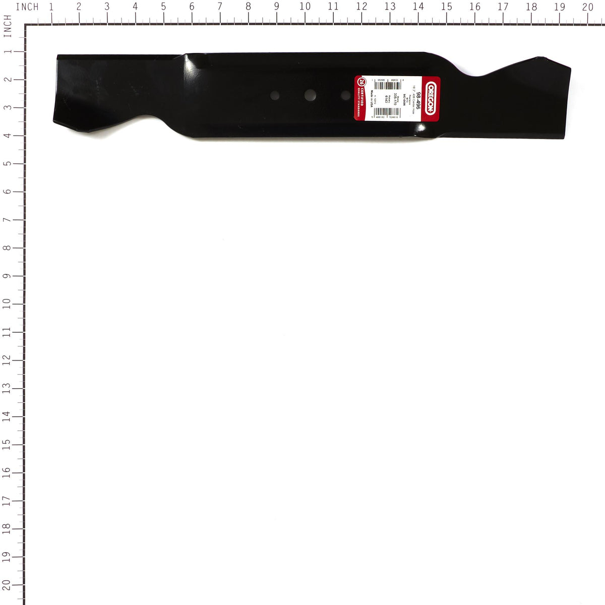 Oregon 98-496 Mower Blade, 18-5/16" Compatible w/ MTD 942-0496A
