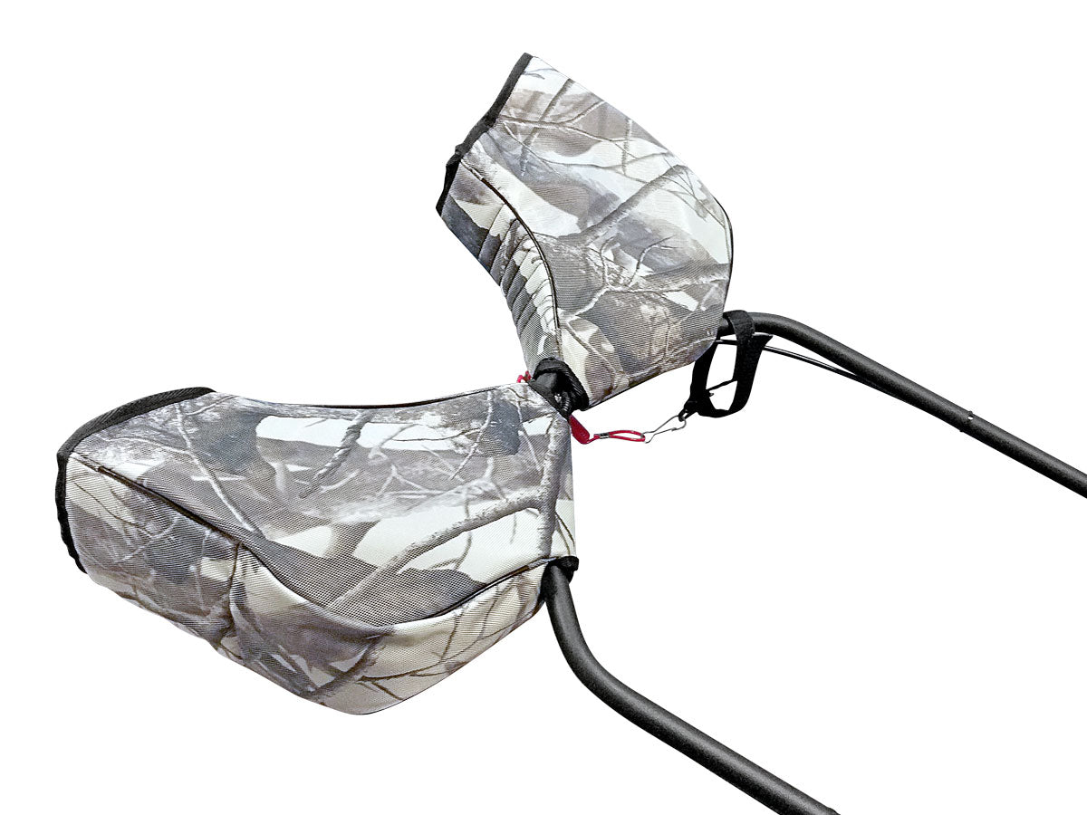 Snowdog 4967-0000-0006 Handlebar Warmer Mitts, White