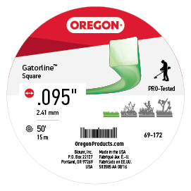 Oregon 69-172 Gatorline, Square .095 50' Donut