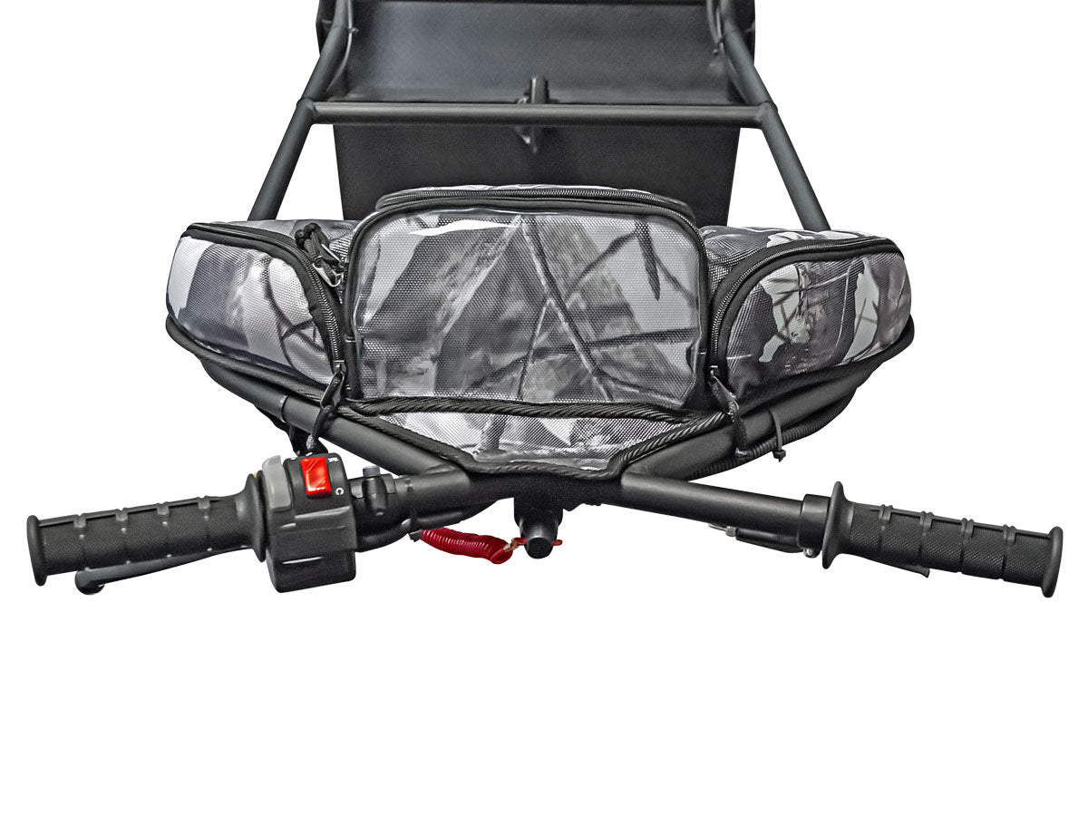 Snowdog 4976-9900-0200 WHITE CAMO HANDLEBAR BAG