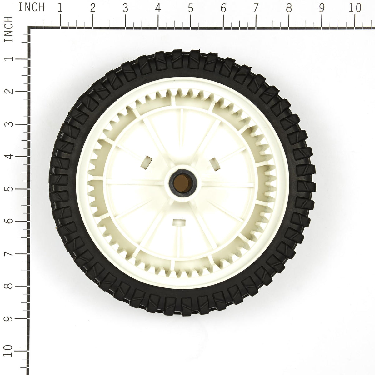 Oregon 72-076 WHEEL,WHITE PLASTIC AYP 180773