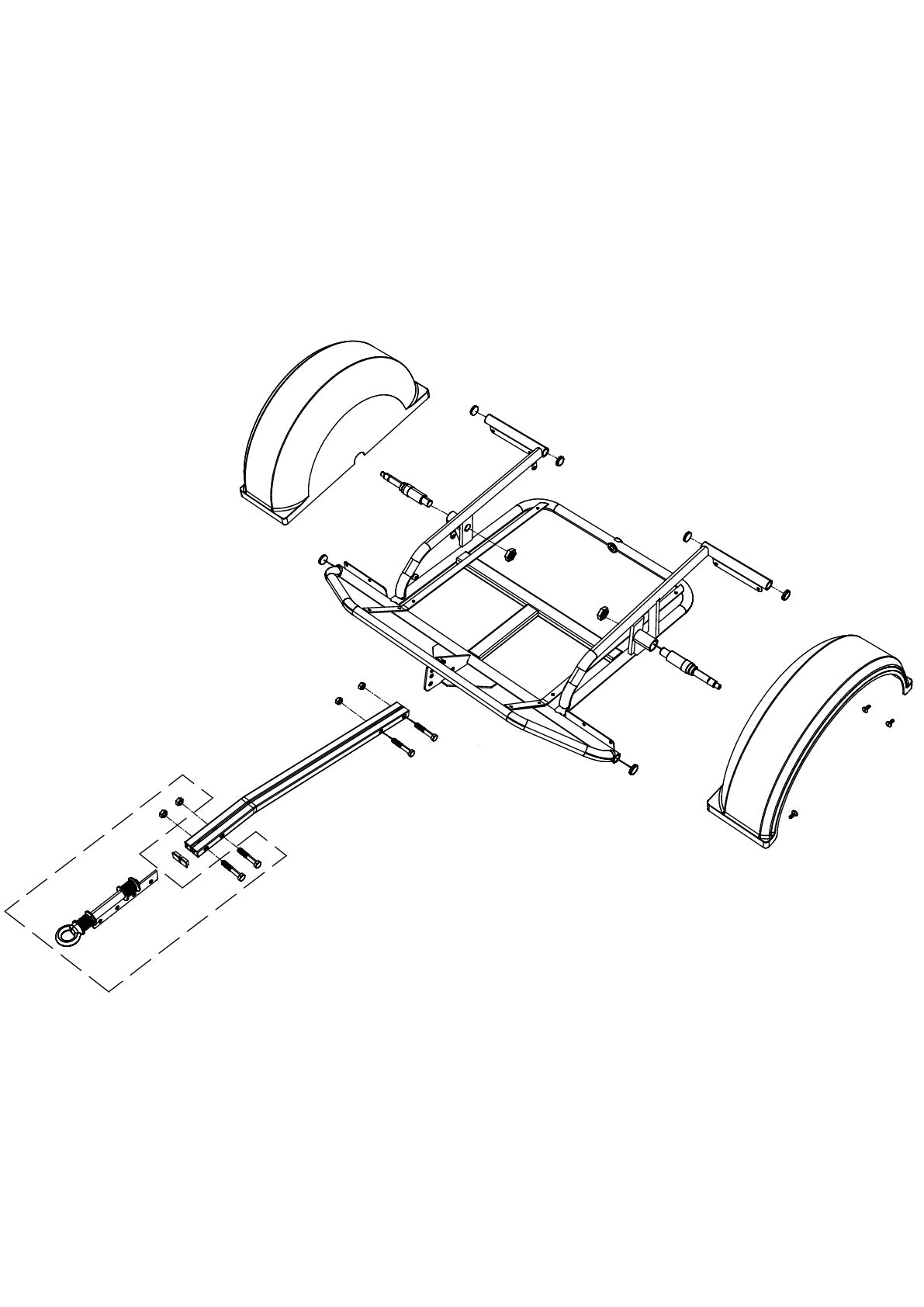 Snowdog 8177-9924-0000 HITCH Kit