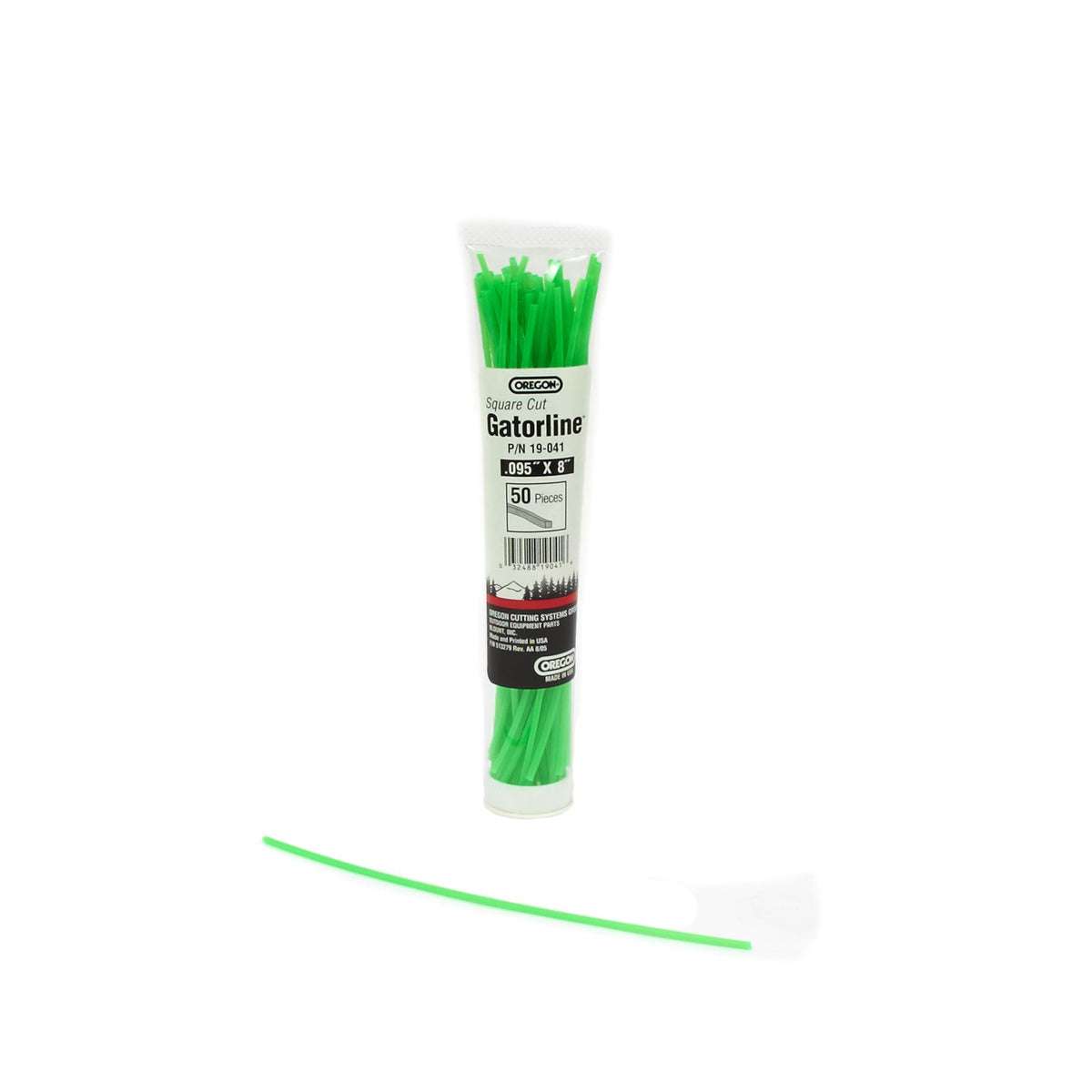 Oregon 19-041 GATORLINE,SQUARE PRECUT .095X8