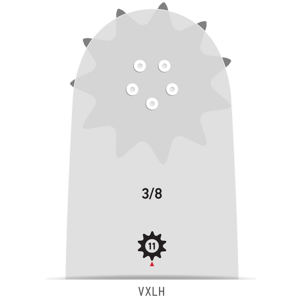 Oregon 168VXLHD024 16" Versacut Guide Bar, 3/8"