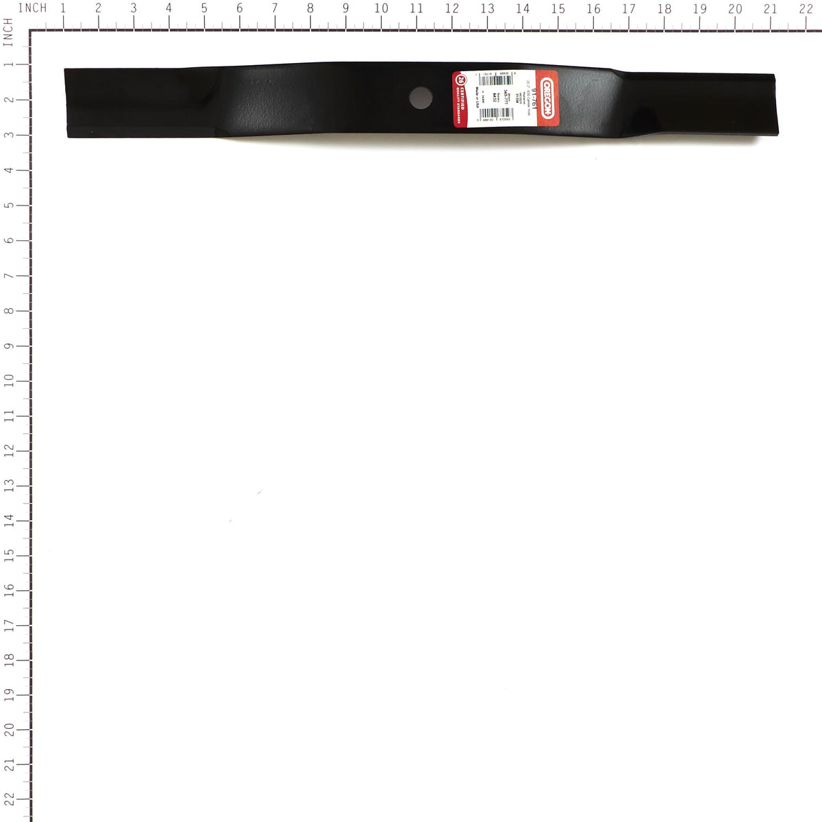 Oregon 91-761 Mower Blade, 20-3/16" LH Compatible w/ Woods