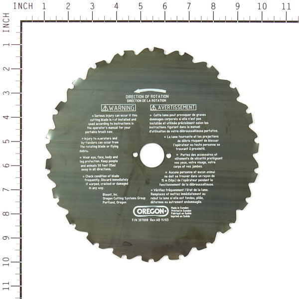 Oregon 41-929 Brush Cutter Blade, 9" 22 Teeth Compatible with XRT Series
