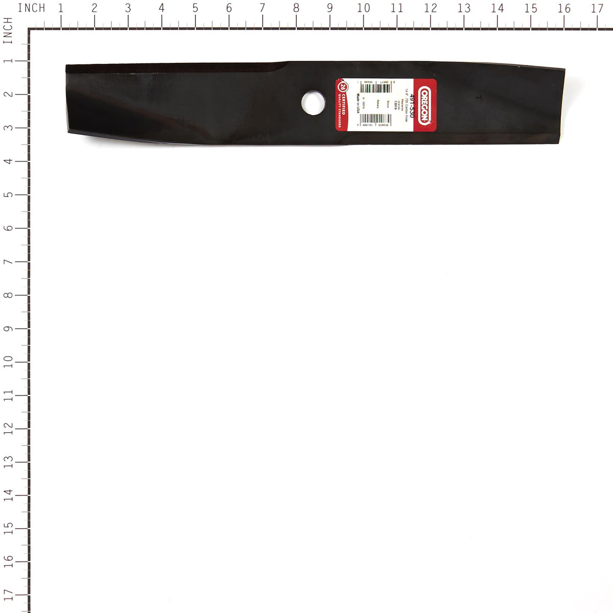 Oregon 491-530 Mower Blade, 15" Compatible w/ Dixon Fusion Series