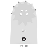 Oregon 163SFHD025 16" AdvanceCut Guide Bar, 3/8"