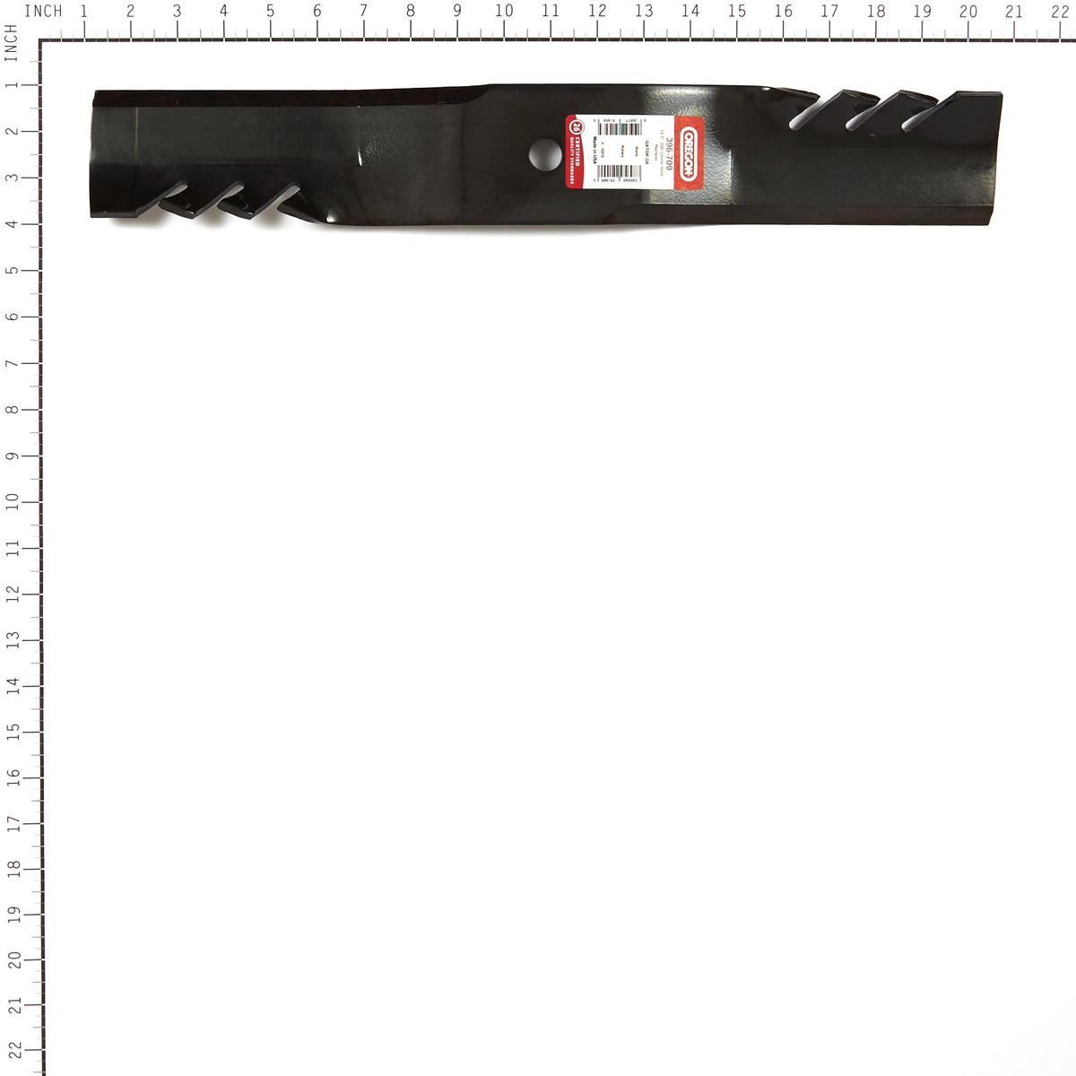 Oregon 396-709 Gator G6 Mower Blade, 19-1/2" Compatible w/ John Deere